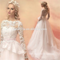 Sparkling Ball Gown Princess Wedding Dresses Lace Applique Vestido De Noiva Com Foto Real Hot Sale